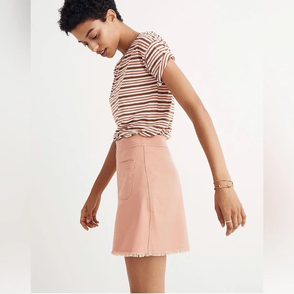 MADEWELL A-Line Zip Skirt